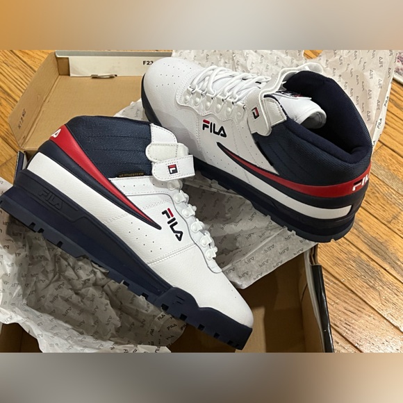 Fila V13 Boot Mens Shoes Size 13, Color: White/Navy - Picture 3 of 5